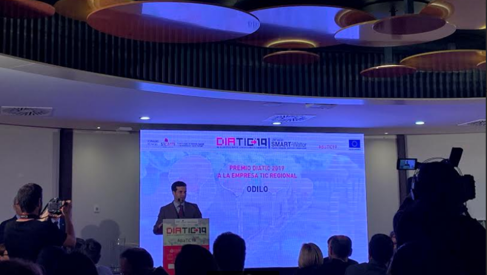 ODILO recibe premio a mejor empresa TIC regional en DIATIC