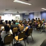 café con bibliotecarios en Recife Brasil