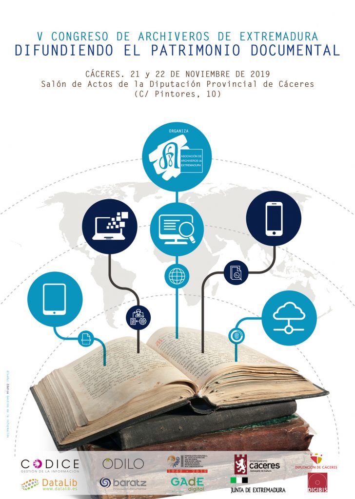 V Congreso de Archiveros de Extremadura «Difundiendo el Patrimonio Documental»